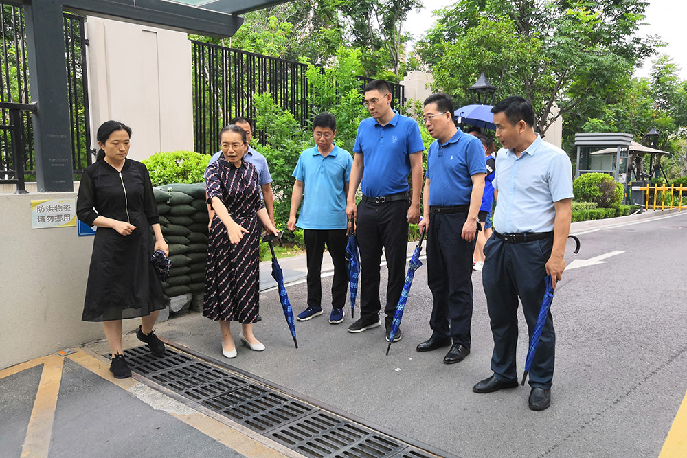 近日,省人防办综合处处长闫国红带领省人防办督导检查组一行4人,到我