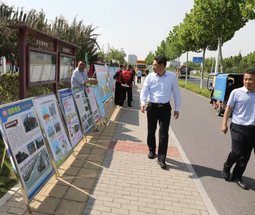 市国动办开展“5.12全国防灾减灾日”宣传活动
